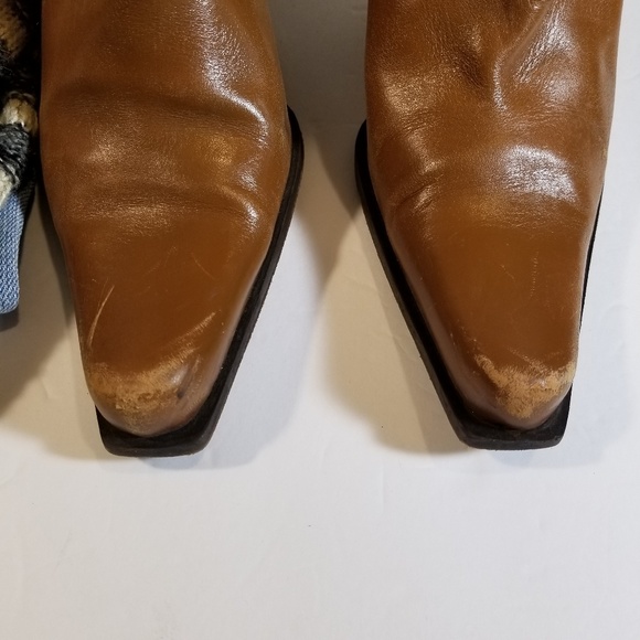 Cognac Western Boot size 7 - Picture 4 of 8